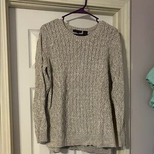 JEANNE PIERRE Textured Cream Sweater